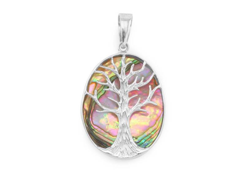 Monkimau Kettenanhänger Lebensbaum Anhänger aus 925 Silber, Hypoallergen von Monkimau