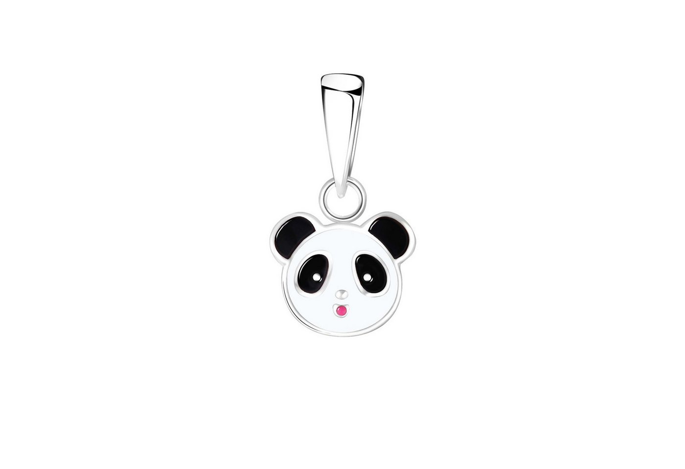 Monkimau Kettenanhänger Panda Kinder Kettenanhänger 925 Silber, Hypoallergen von Monkimau