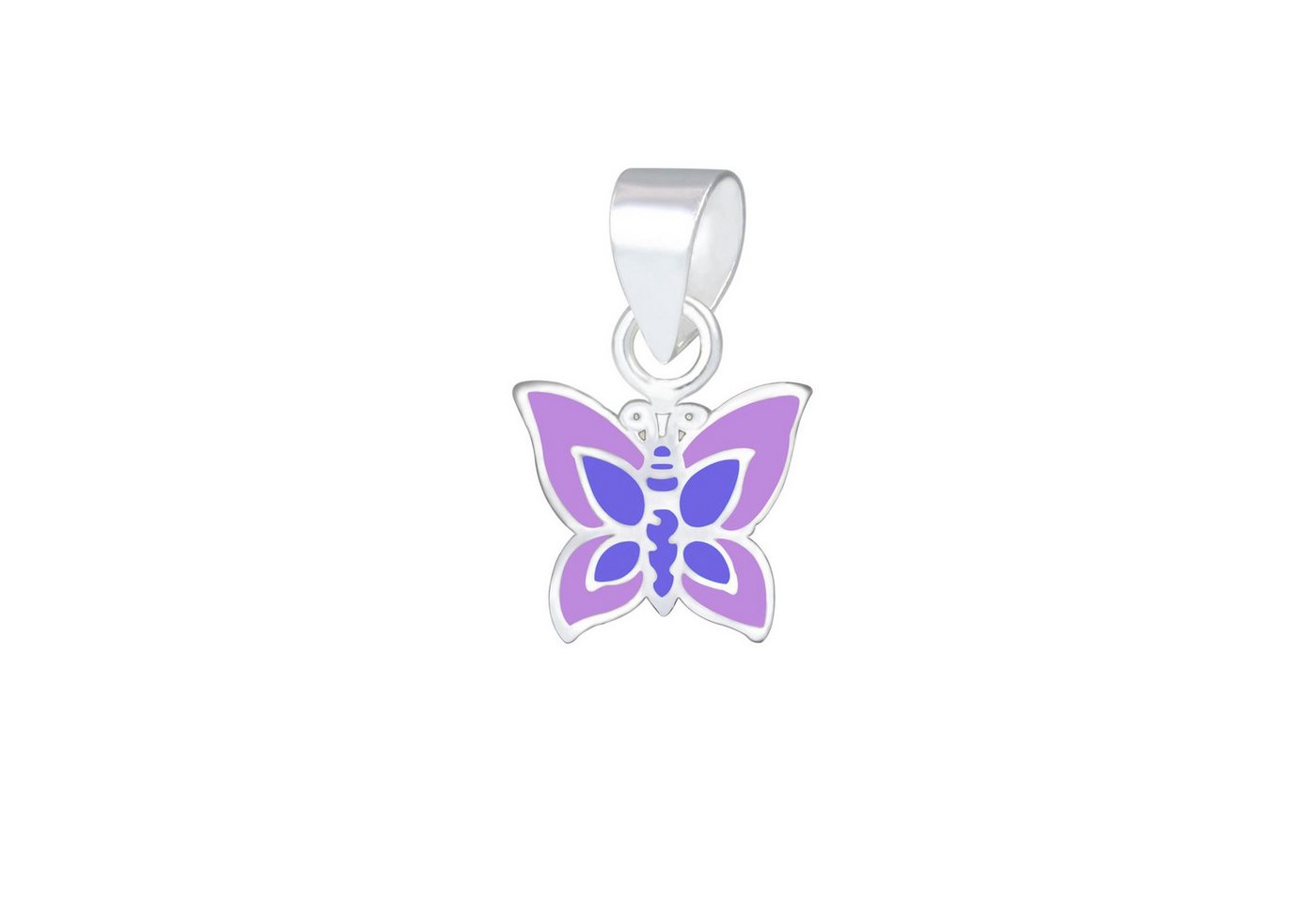 Monkimau Kettenanhänger Schmetterling Kinder Kettenanhänger 925 Silber, Hypoallergen von Monkimau