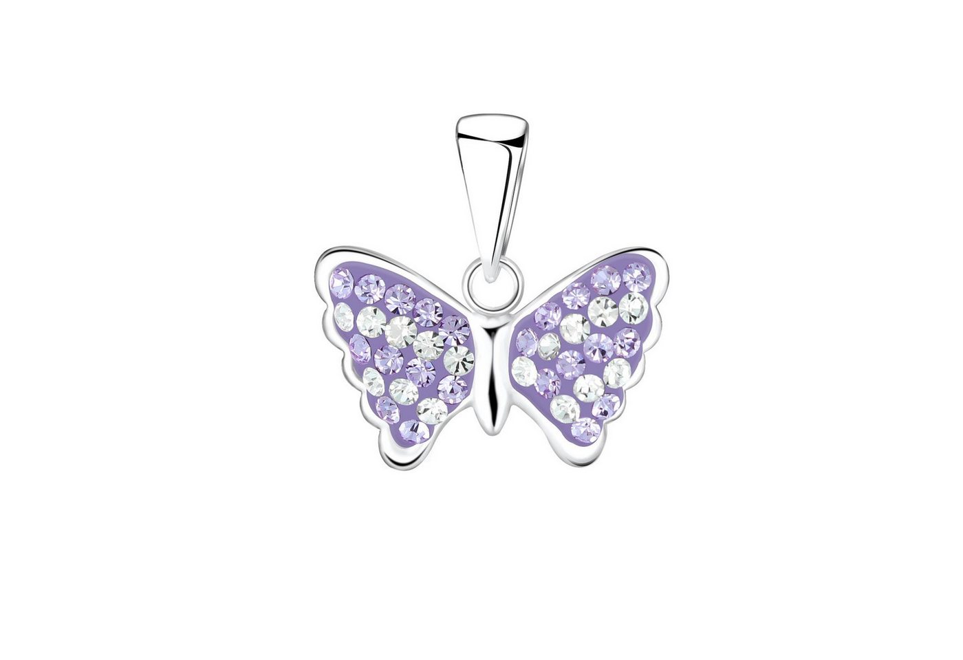 Monkimau Kettenanhänger Schmetterling Kinder Kettenanhänger 925 Silber, Hypoallergen von Monkimau
