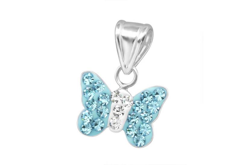 Monkimau Kettenanhänger Schmetterling Kinder Kettenanhänger 925 Silber Geschenk, Hypoallergen von Monkimau