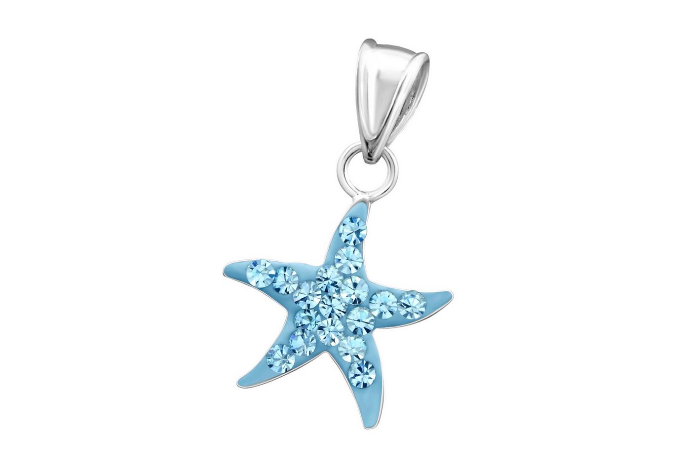 Monkimau Kettenanhänger Stern Kinder Kettenanhänger 925 Silber Geschenk, Hypoallergen von Monkimau