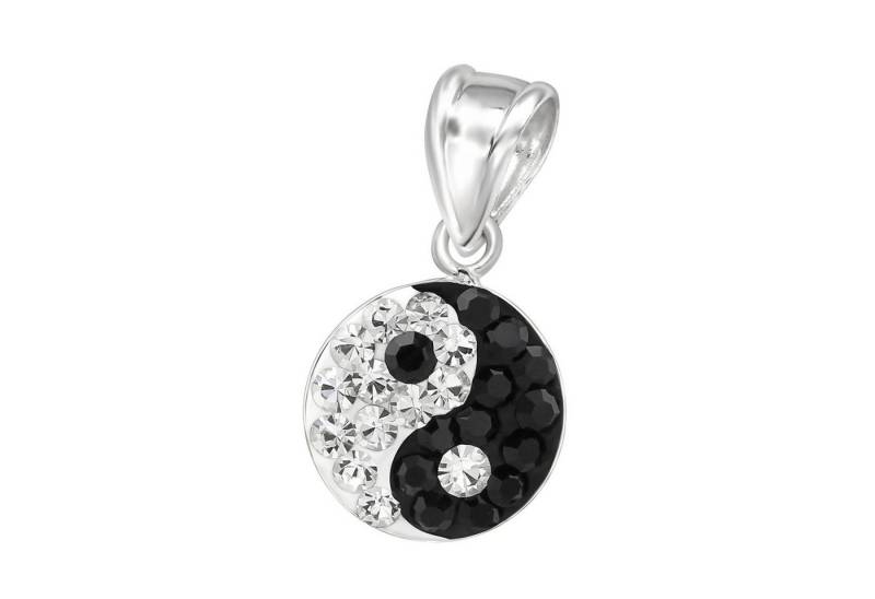 Monkimau Kettenanhänger Yin Yang Kinder Kettenanhänger 925 Silber Geschenk, Hypoallergen von Monkimau