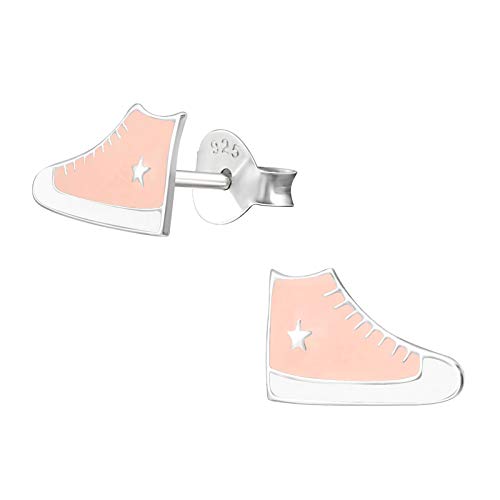 Monkimau Kinderohrringe Sneaker Schuhe Ohrstecker aus 925 Sterling Silver echt Silber von Monkimau