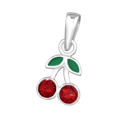 Monkimau Kirsche Kinder Premium Kettenanhänger 925 Silber | Hypoallergen Kinderohrringe | Mädchen Schmuck Geschenk Geschenkidee Kette Monkimau Kirsche Kinder Premium Kettenanhänger 925 Silber | Hypoallergen Kinderohrringe | Mädchen Schmuck Geschenk Geschenkidee Kette von MONKIMAU