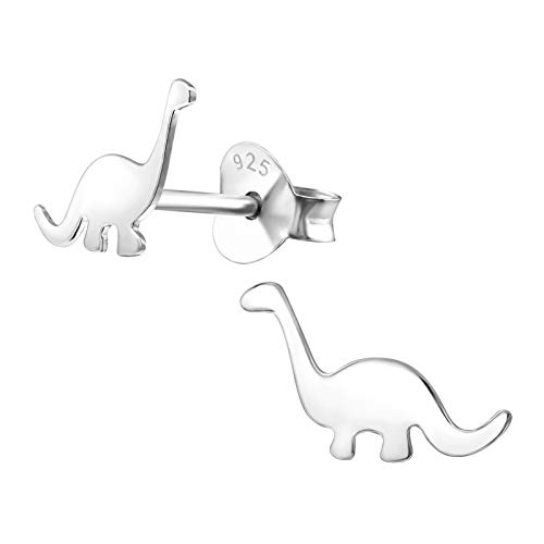 Monkimau Mädchen Ohrringe Dino Saurier Ohrstecker aus 925 Sterling Silver Silber von MONKIMAU