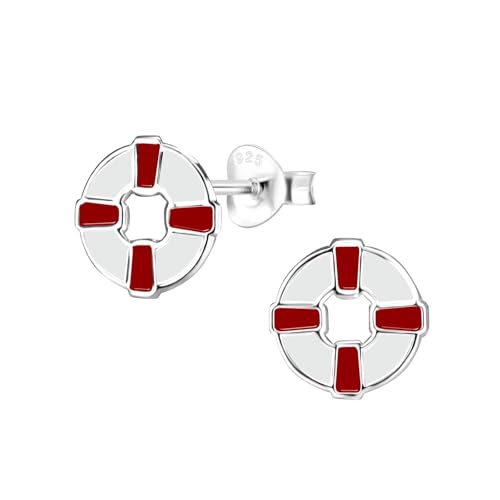 Monkimau Mädchen Ohrringe Rubber Ring | Ohrstecker aus 925 Sterling Silber | Kinderohrringe hypoallergen Monkimau Mädchen Ohrringe Rubber Ring | Ohrstecker aus 925 Sterling Silber | Kinderohrringe hypoallergen von MONKIMAU