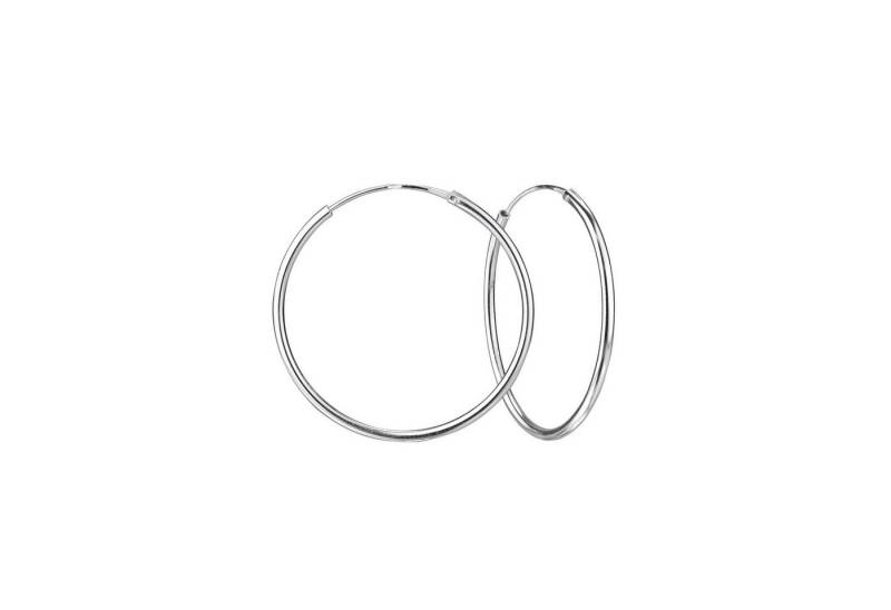Monkimau Ohrring-Set 40mm Breite Creolen 925 Silber, Hypoallergen von Monkimau
