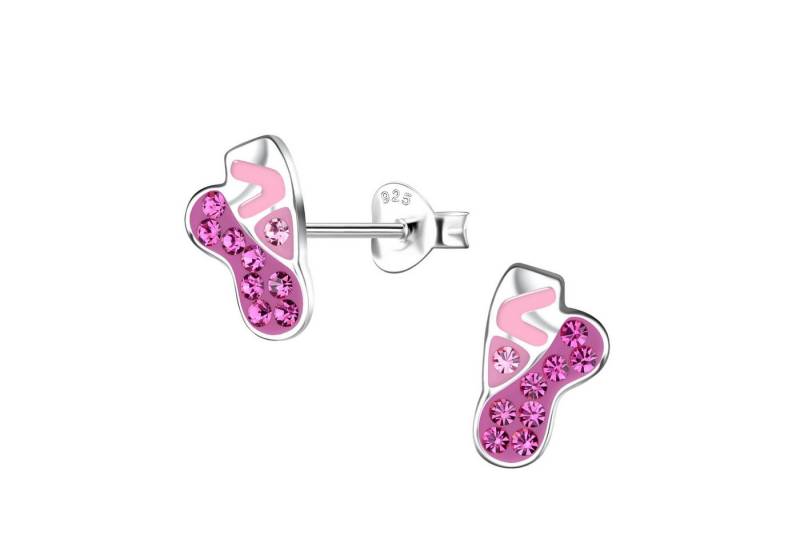Monkimau Ohrring-Set Ballerina Schuh Kinder Ohrringe 925 Silber, Hypoallergen von Monkimau
