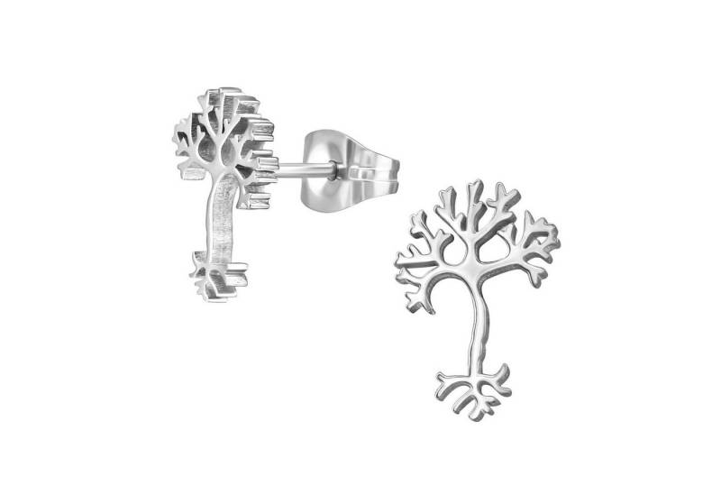 Monkimau Ohrring-Set Baum des Lebens Kinder Ohrringe Chirurgenstahl Mädchen, Hypoallergen von Monkimau