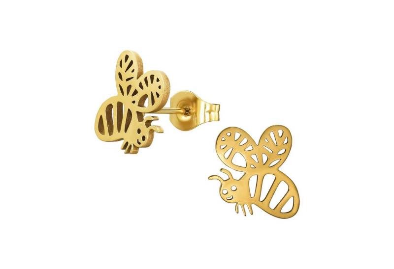 Monkimau Ohrring-Set Biene Kinder Ohrringe Chirurgenstahl Mädchen Geschenk, Hypoallergen von Monkimau