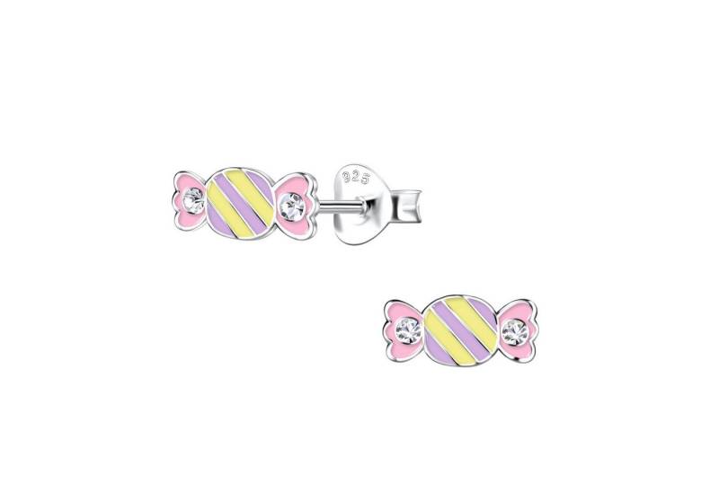 Monkimau Ohrring-Set Bonbon Kinder Ohrringe 925 Silber, Hypoallergen von Monkimau