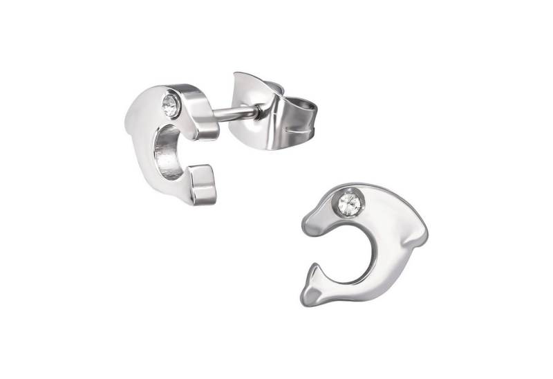 Monkimau Ohrring-Set Delfin Kinder Ohrringe Chirurgenstahl Mädchen Geschenk, Hypoallergen von Monkimau