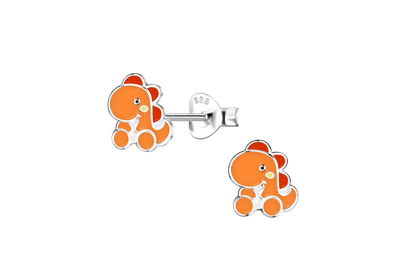Monkimau Ohrring-Set Dinosaurier Kinder Ohrringe 925 Silber, Hypoallergen von Monkimau