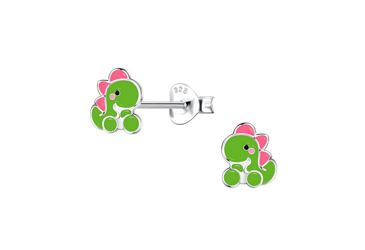 Monkimau Ohrring-Set Dinosaurier Kinder Ohrringe 925 Silber, Hypoallergen von Monkimau