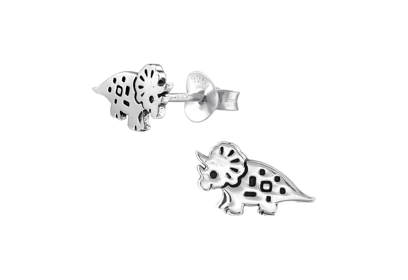 Monkimau Ohrring-Set Dinosaurier Kinder Ohrringe 925 Silber Geschenk, Hypoallergen von Monkimau