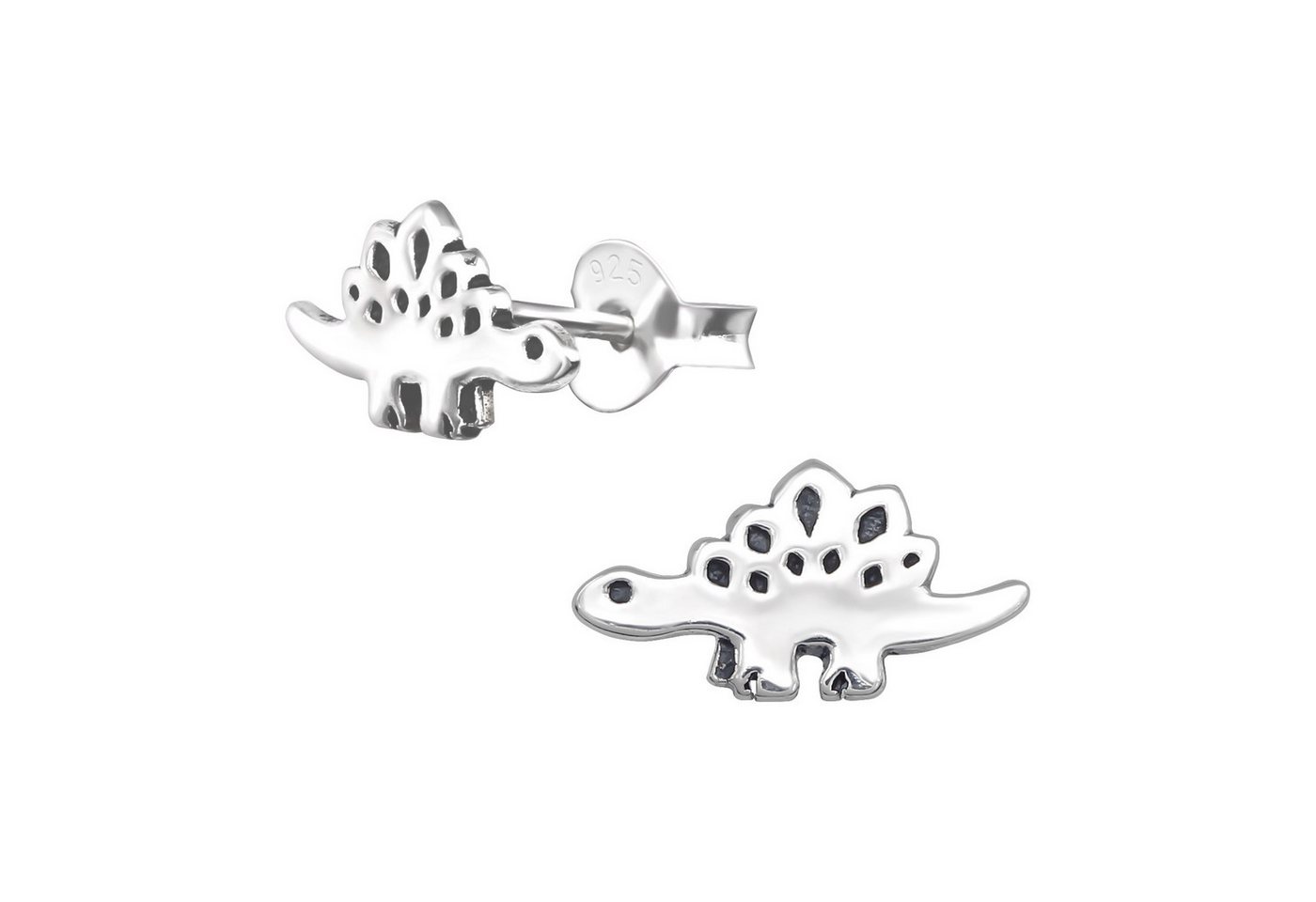 Monkimau Ohrring-Set Dinosaurier Kinder Ohrringe 925 Silber Geschenk, Hypoallergen von Monkimau