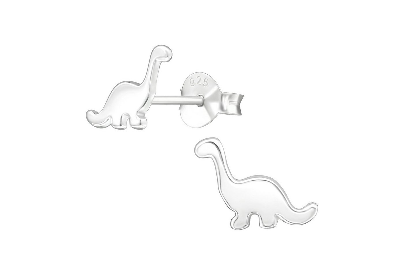 Monkimau Ohrring-Set Dinosaurier Kinder Ohrringe 925 Silber Geschenk, Hypoallergen von Monkimau