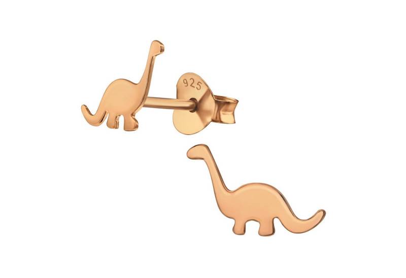 Monkimau Ohrring-Set Dinosaurier Kinder Ohrringe 925 Silber Ohrstecker, Hypoallergen von Monkimau