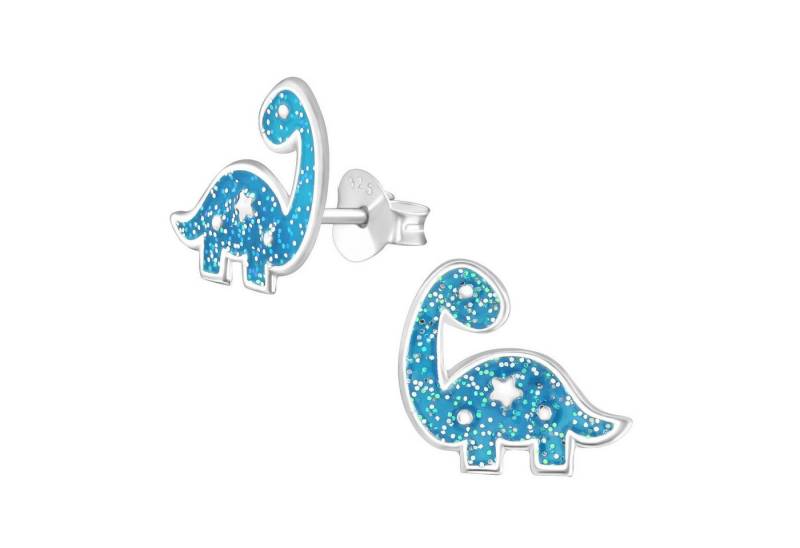 Monkimau Ohrring-Set Dinosaurier Kinder Ohrringe 925 Silber Ohrstecker, Hypoallergen von Monkimau