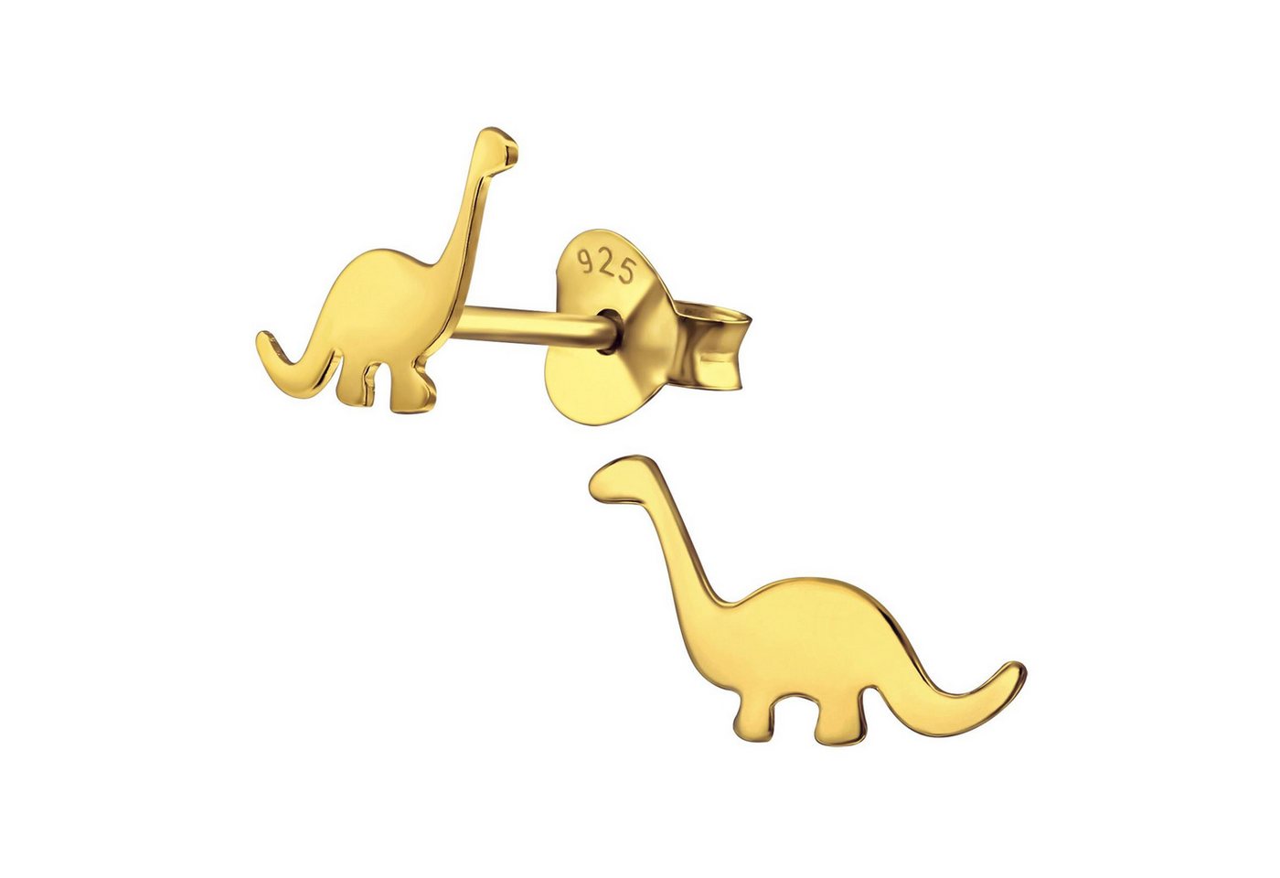 Monkimau Ohrring-Set Dinosaurier Kinder Ohrringe 925 Silber Ohrstecker, Hypoallergen von Monkimau