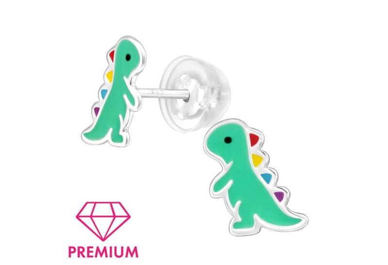 Monkimau Ohrring-Set Dinosaurier Kinder Premium Ohrringe 925 Silber Geschenk, Hypoallergen von Monkimau