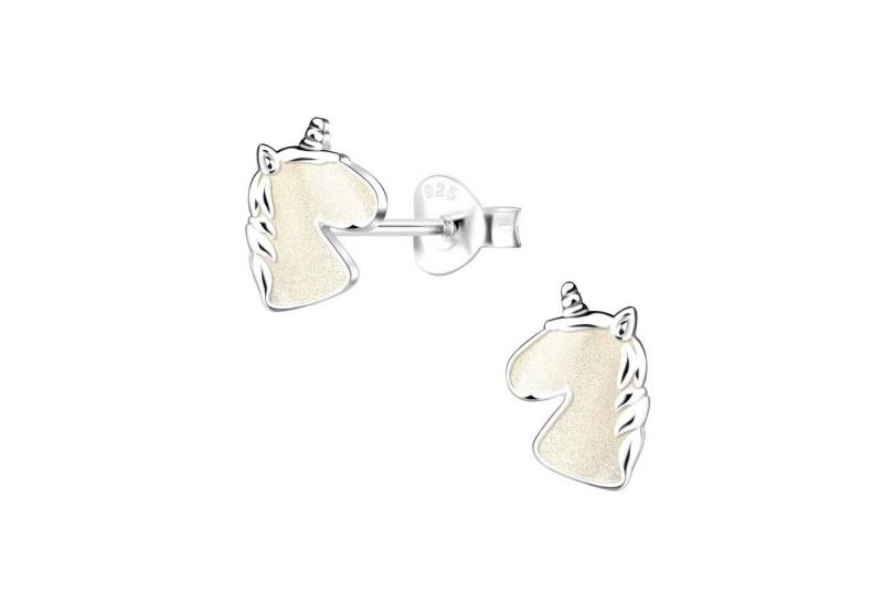 Monkimau Ohrring-Set Einhorn Kinder Ohrringe 925 Silber, Hypoallergen von Monkimau