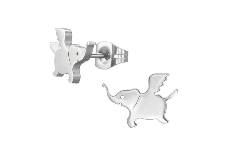 Monkimau Ohrring-Set Elefant Kinder Ohrringe Chirurgenstahl Mädchen Geschenk, Hypoallergen von Monkimau