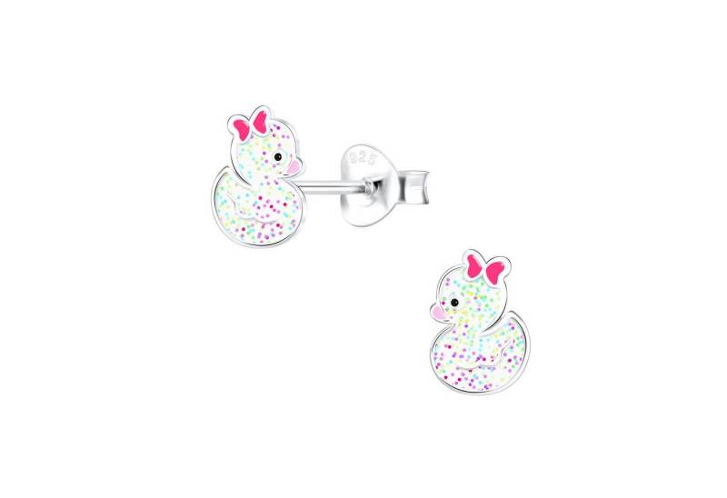 Monkimau Ohrring-Set Enten Kinder Ohrringe 925 Silber, Hypoallergen von Monkimau
