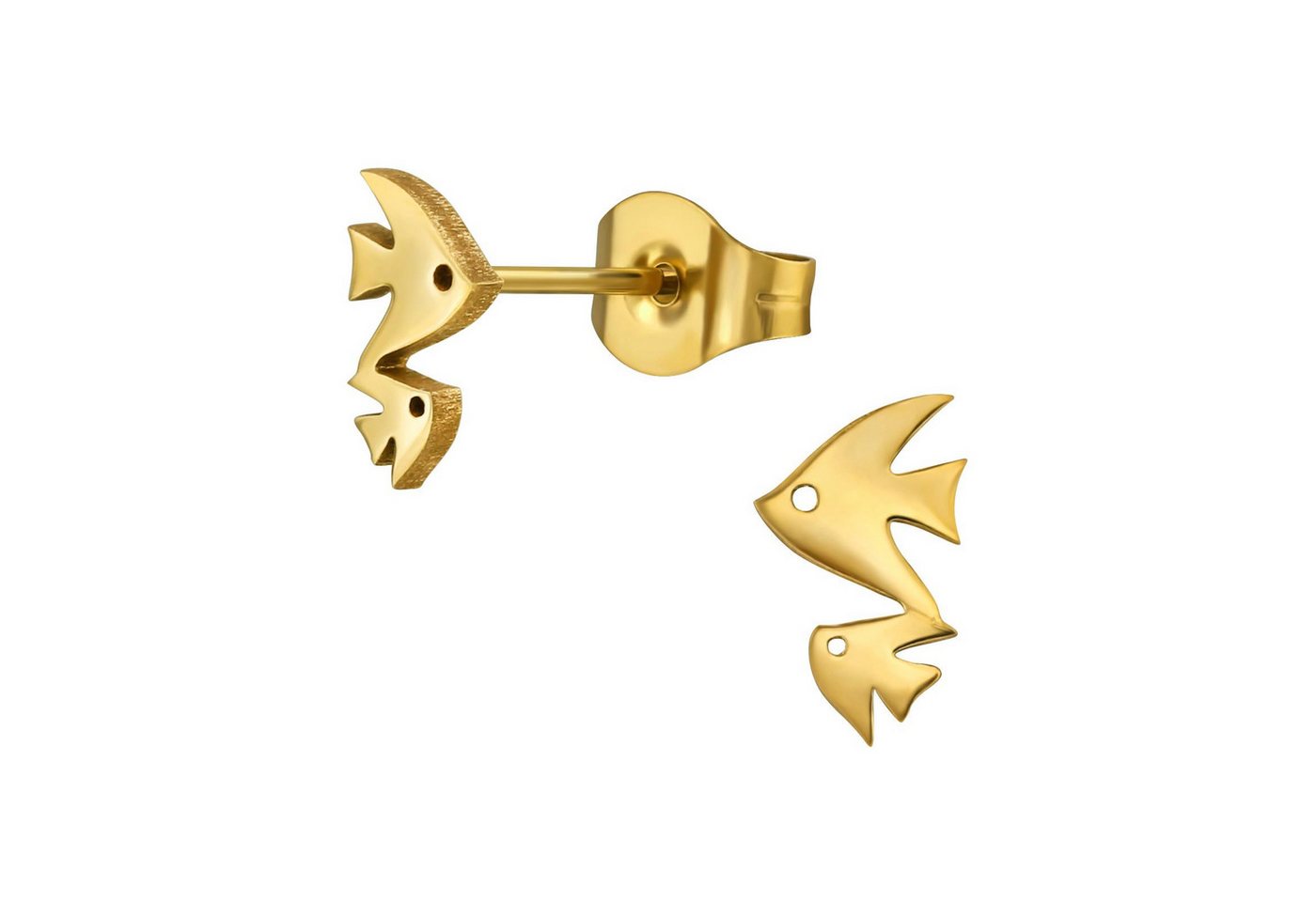 Monkimau Ohrring-Set Fisch Kinder Ohrringe Chirurgenstahl Mädchen Geschenk, Hypoallergen von Monkimau