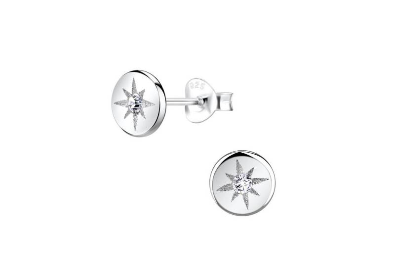 Monkimau Ohrring-Set Funkelnde Ohrringe 925 Silber, Hypoallergen von Monkimau