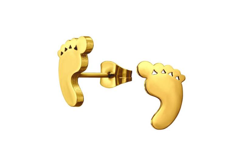 Monkimau Ohrring-Set Fuß Kinder Ohrringe Chirurgenstahl Mädchen Geschenk, Hypoallergen von Monkimau