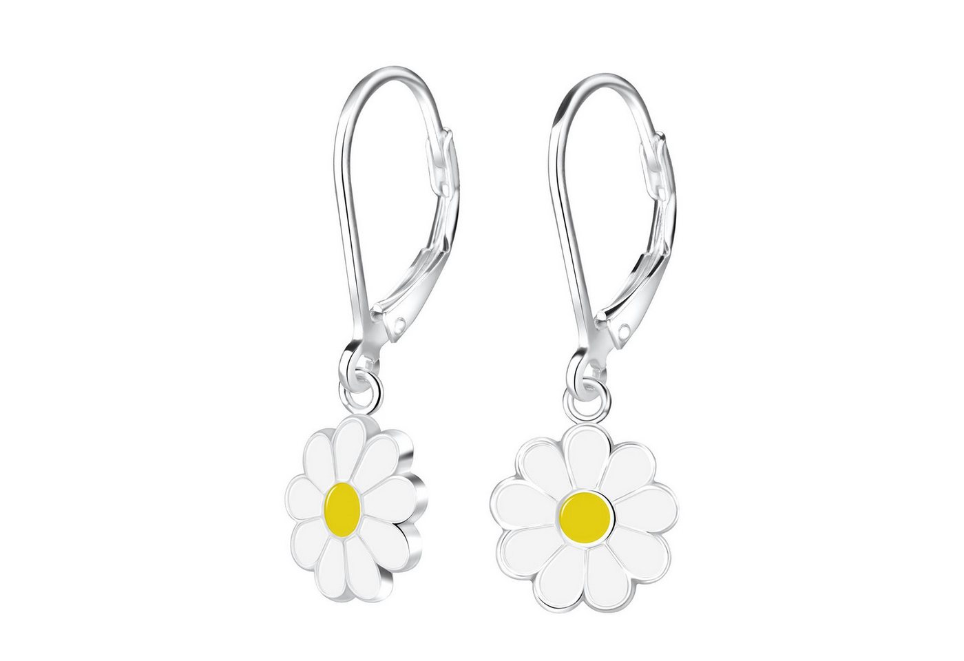 Monkimau Ohrring-Set Gänseblümchen Kinder Ohrringe 925 Silber, Hypoallergen von Monkimau
