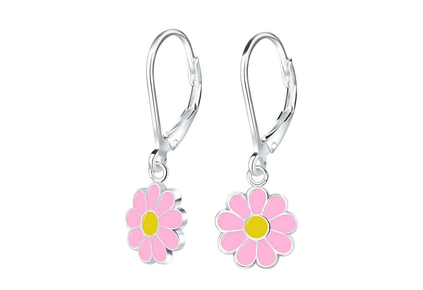 Monkimau Ohrring-Set Gänseblümchen Kinder Ohrringe 925 Silber, Hypoallergen von Monkimau