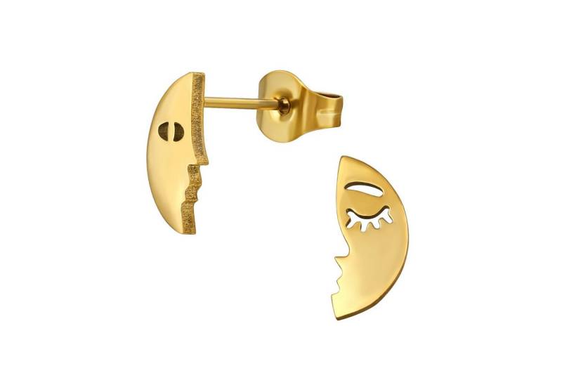 Monkimau Ohrring-Set Gesicht Kinder Ohrringe Chirurgenstahl Mädchen Geschenk, Hypoallergen von Monkimau