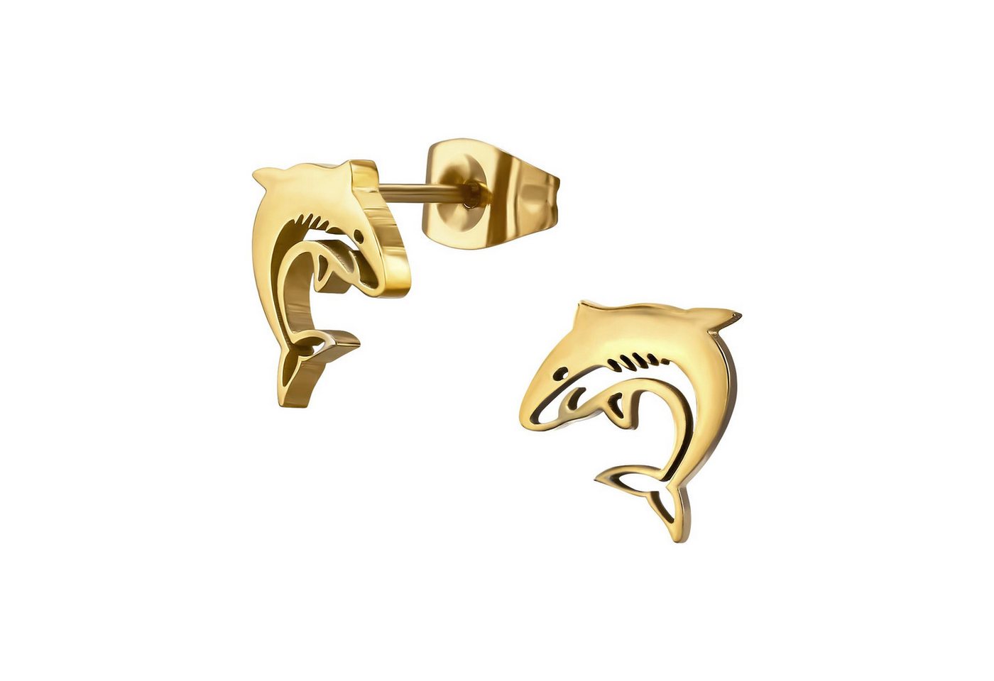 Monkimau Ohrring-Set Hai Kinder Ohrringe Chirurgenstahl Mädchen Geschenk, Hypoallergen von Monkimau