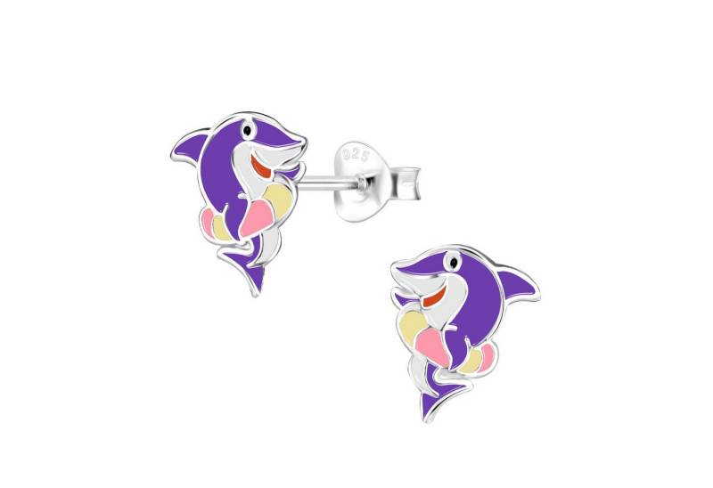 Monkimau Ohrring-Set Haifisch Kinderohrringe 925 Silber, Hypoallergen von Monkimau
