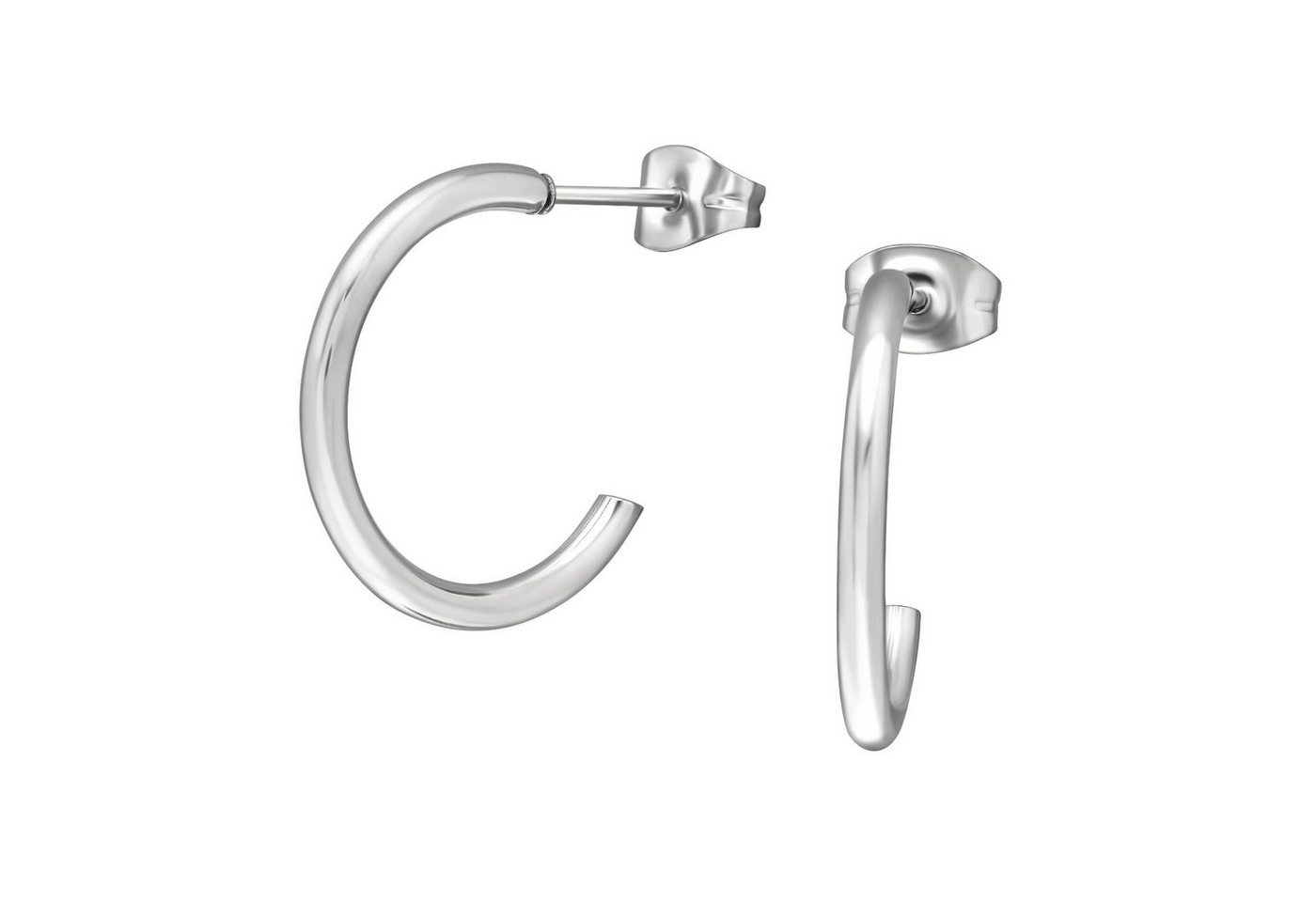 Monkimau Ohrring-Set Halbkreole Kinder Ohrringe Chirurgenstahl Mädchen Geschenk, Hypoallergen von Monkimau