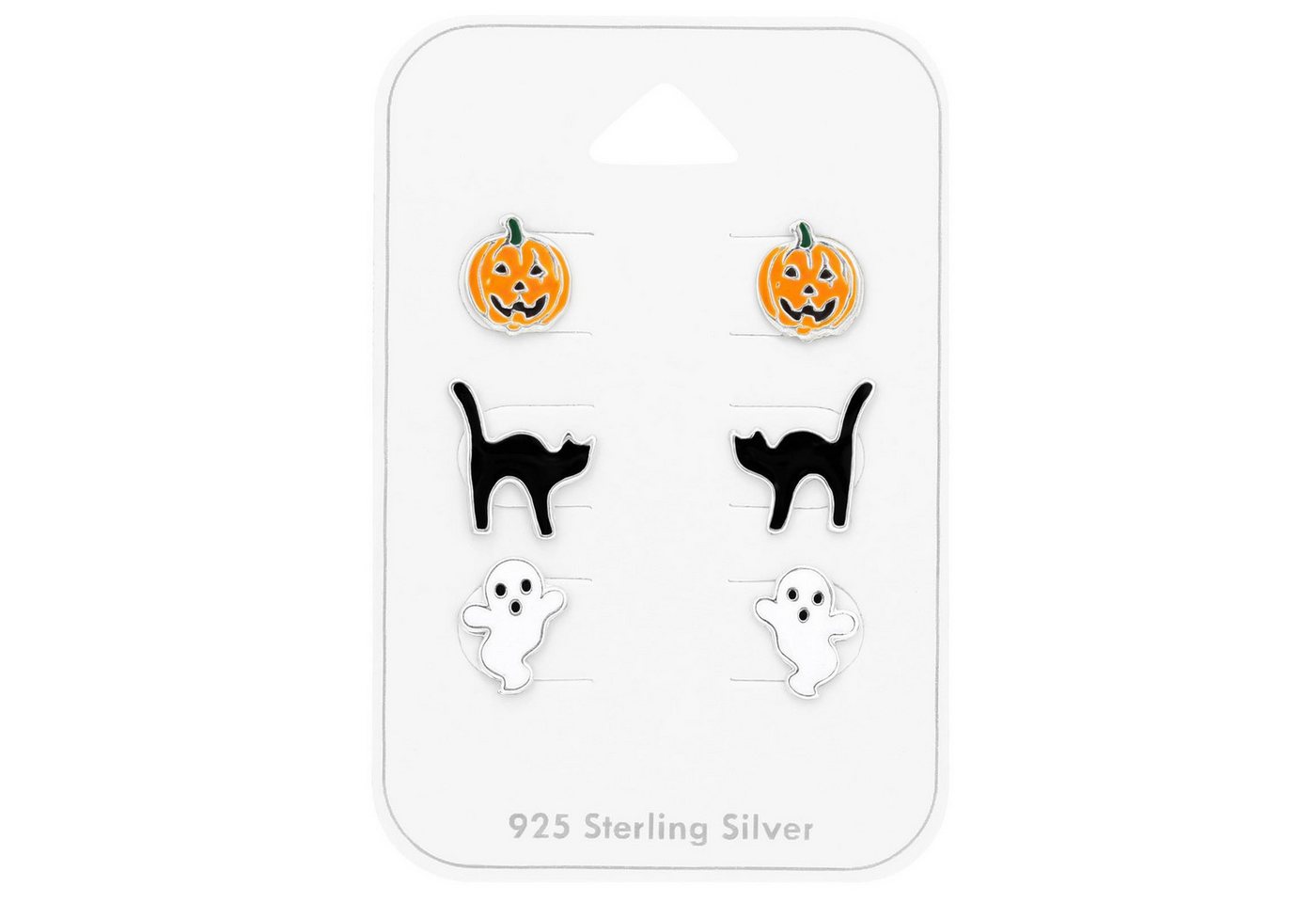 Monkimau Ohrring-Set Halloween Kinder Schmuck Geschenkkset 925 Silber Geschenk, Hypoallergen von Monkimau