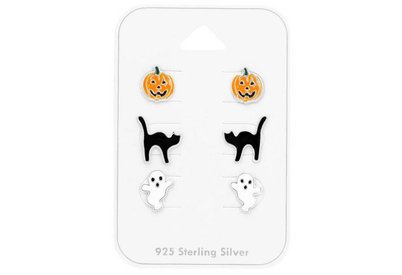Monkimau Ohrring-Set Halloween Kinder Schmuck Geschenkkset 925 Silber Geschenk, Hypoallergen Monkimau Ohrring-Set Halloween Kinder Schmuck Geschenkkset 925 Silber Geschenk, Hypoallergen von Monkimau