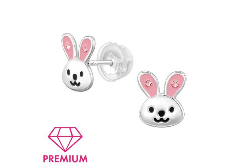 Monkimau Ohrring-Set Hase Kinder Premium Ohrringe 925 Silber Geschenk, Hypoallergen von Monkimau