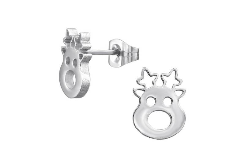 Monkimau Ohrring-Set Hirsch Kinder Ohrringe Chirurgenstahl Mädchen Geschenk, Hypoallergen von Monkimau