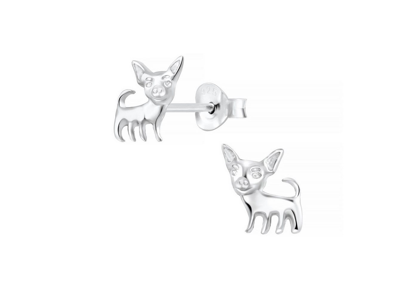Monkimau Ohrring-Set Hunde Ohrringe 925 Silber, Hypoallergen Monkimau Ohrring-Set Hunde Ohrringe 925 Silber, Hypoallergen von Monkimau