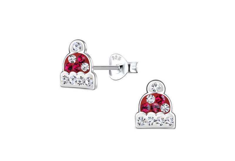 Monkimau Ohrring-Set Hut Kinder Ohrringe 925 Silber, Hypoallergen von Monkimau