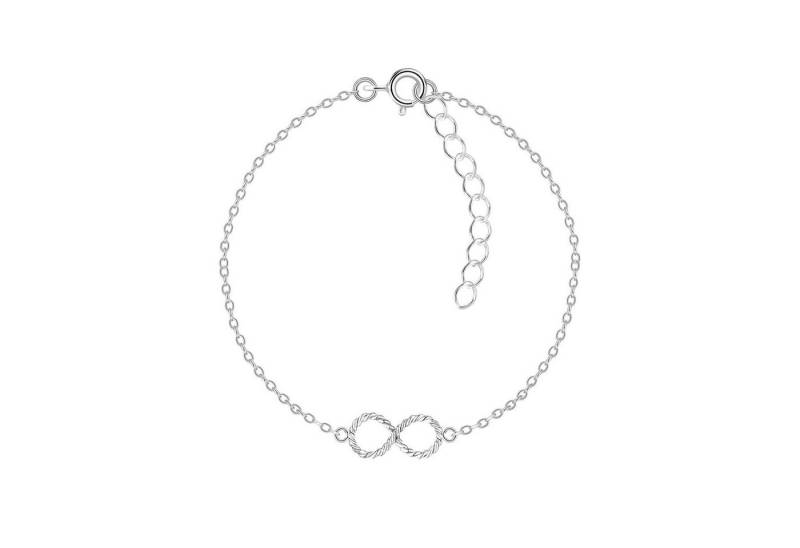Monkimau Ohrring-Set Infinity Armband 925 Silber, Hypoallergen von Monkimau