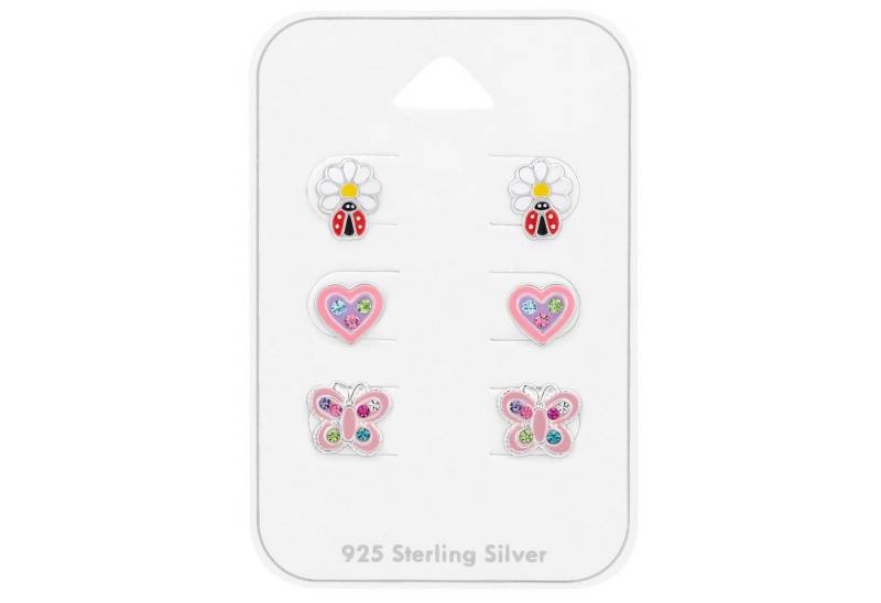 Monkimau Ohrring-Set Insekten Kinder Schmuck Geschenkkset 925 Silber Geschenk, Hypoallergen Monkimau Ohrring-Set Insekten Kinder Schmuck Geschenkkset 925 Silber Geschenk, Hypoallergen von Monkimau