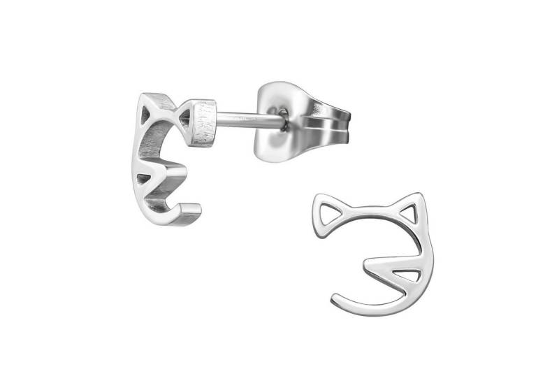 Monkimau Ohrring-Set Katze Kinder Ohrringe Chirurgenstahl Mädchen Geschenk, Hypoallergen von Monkimau