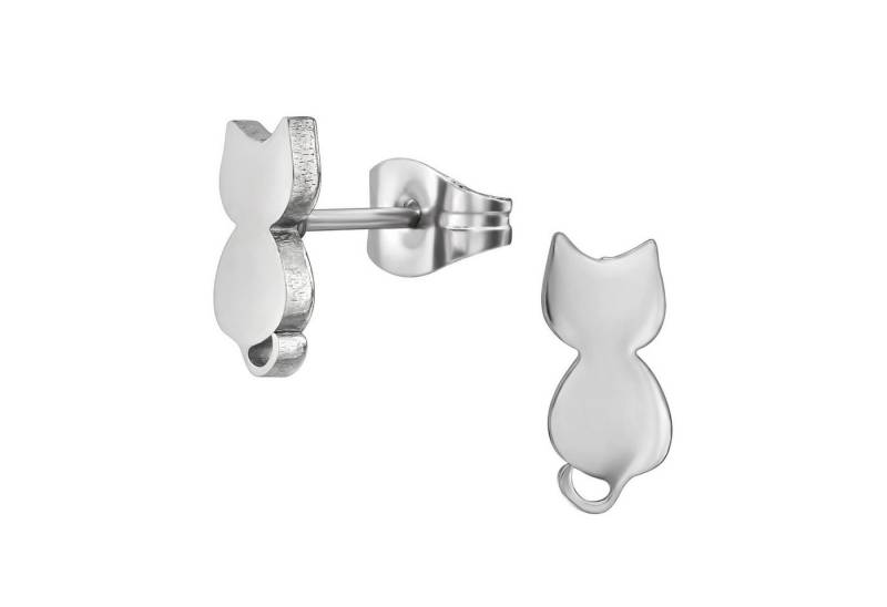 Monkimau Ohrring-Set Katze Kinder Ohrringe Chirurgenstahl Mädchen Geschenk, Hypoallergen von Monkimau