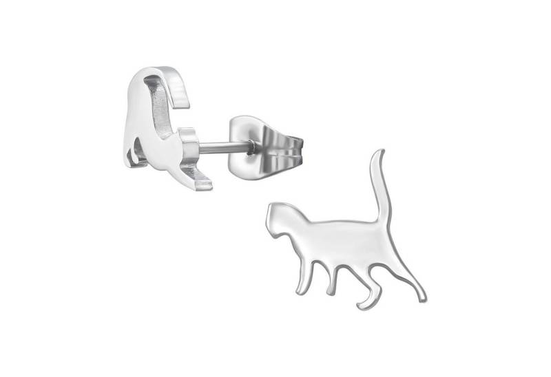 Monkimau Ohrring-Set Katze Kinder Ohrringe Chirurgenstahl Mädchen Geschenk, Hypoallergen von Monkimau