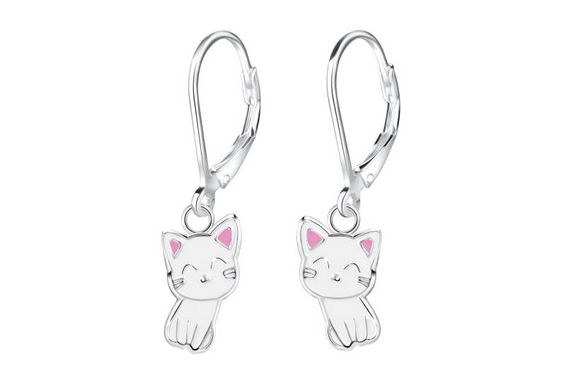 Monkimau Ohrring-Set Katzen Kinder Ohrringe 925 Silber, Hypoallergen von Monkimau